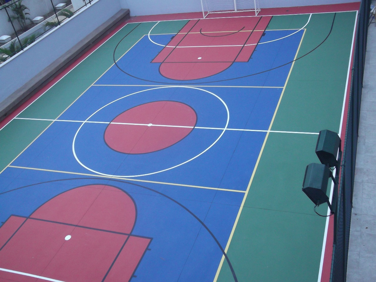 Piso de concreto para quadra